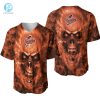 Rock N Roll With Orioles Hilarious Skull Baseball Jersey stylepulseusa 1