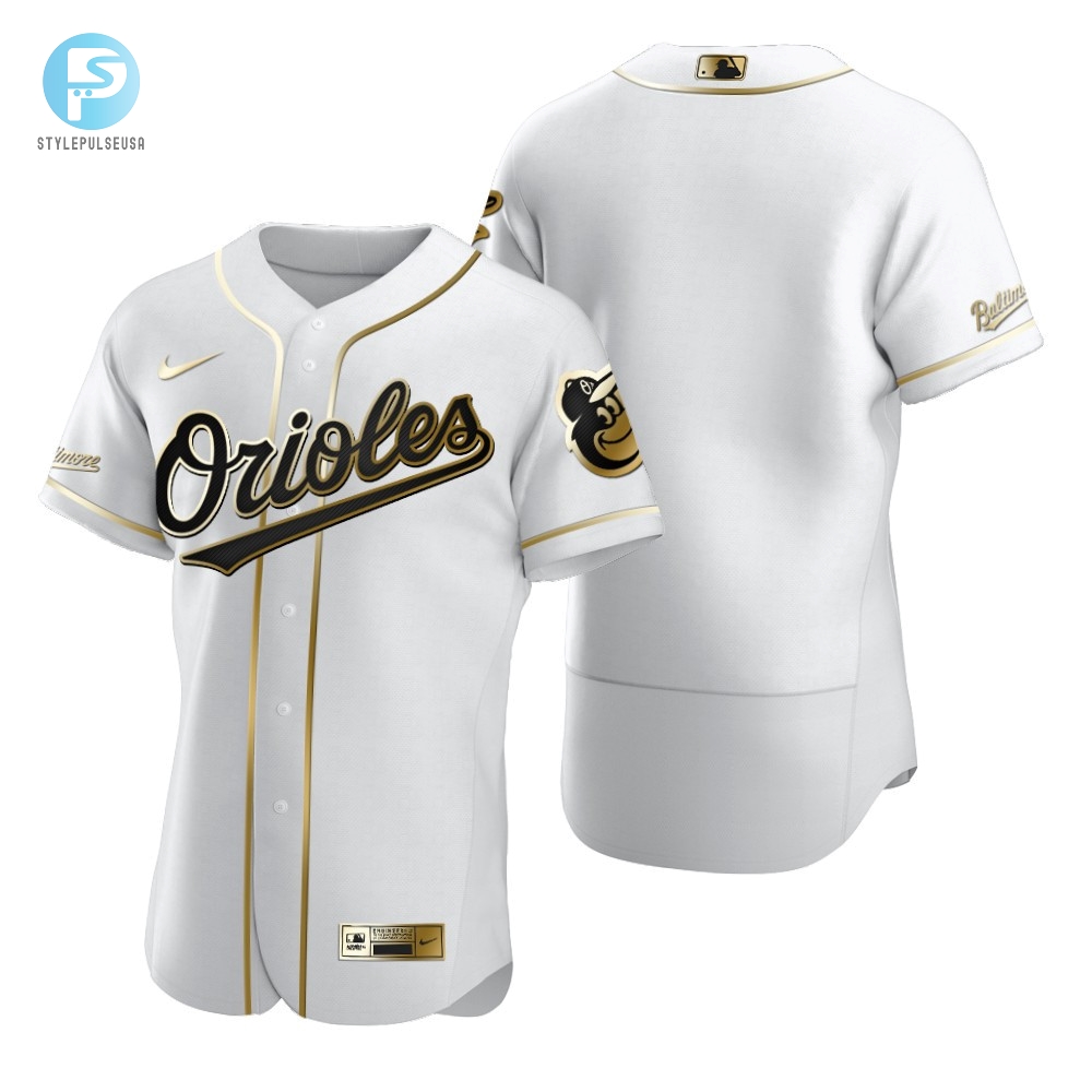 Pitchperfect Orioles Gift Golden White Jersey For Fans