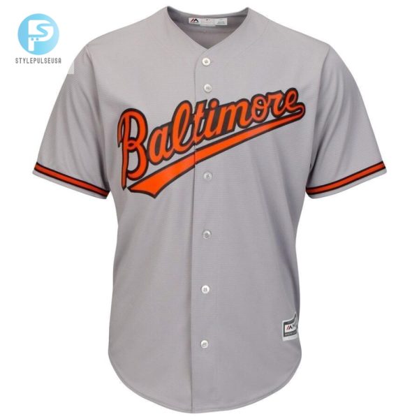 Get Your Gray On Baltimore Orioles Cool Base Jersey Fun stylepulseusa 1