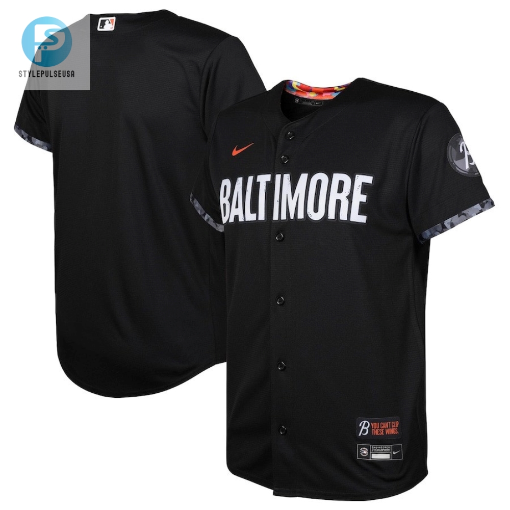 Score Big In Style Orioles Youth 2023 Jersey  Black