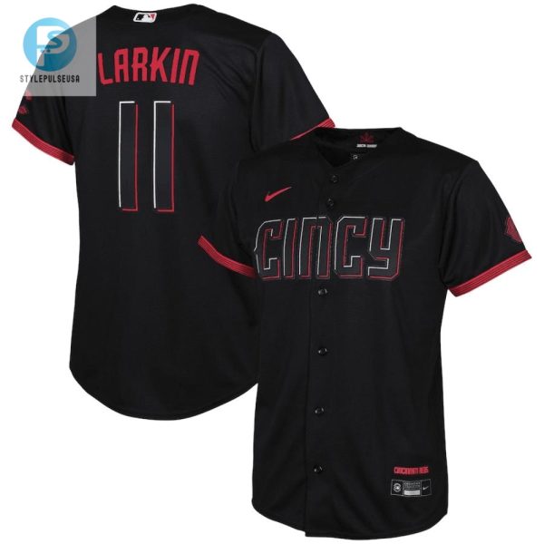 Hit A Homerun Barry Larkin Kids Jersey Black Bold stylepulseusa 1 1