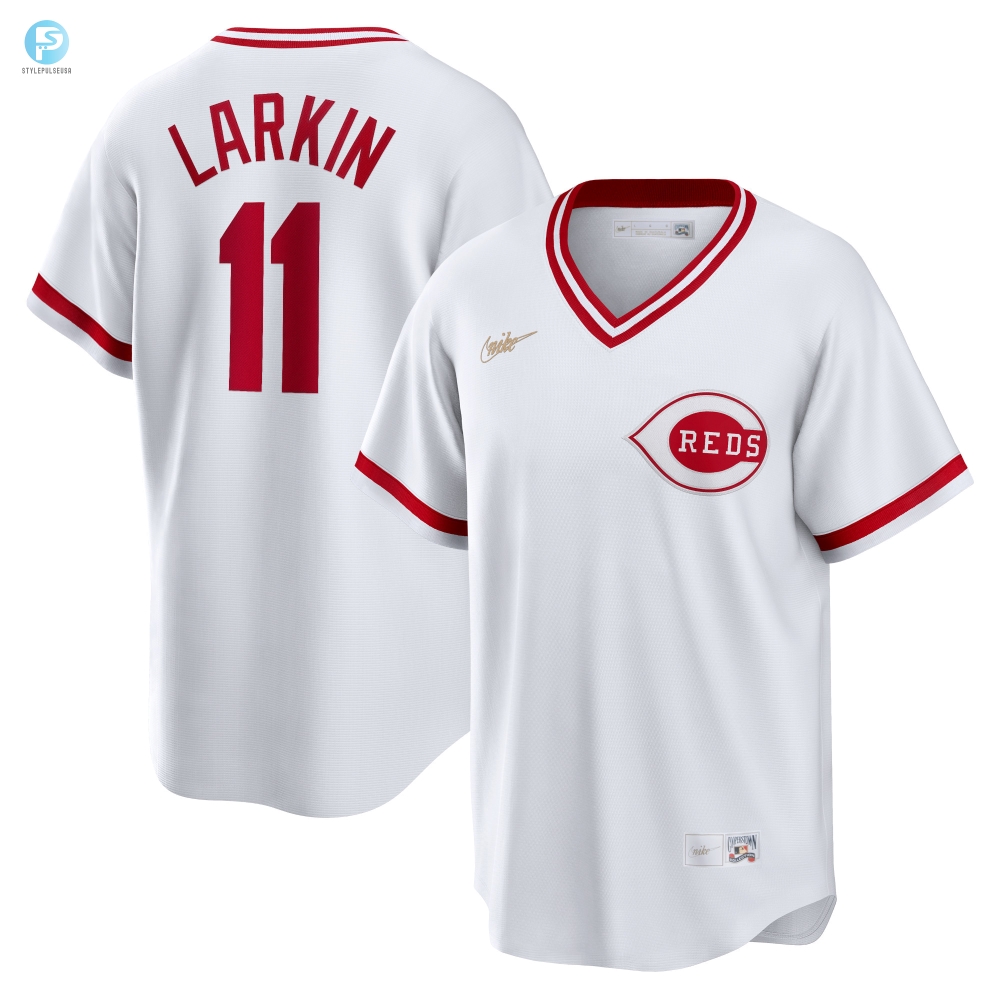 Get Larked Up Barry Larkin Reds Jersey  Retro Fun