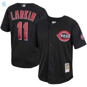 Hit A Homer With Barry Larkin Throwback Jersey Black Mlb stylepulseusa 1 1