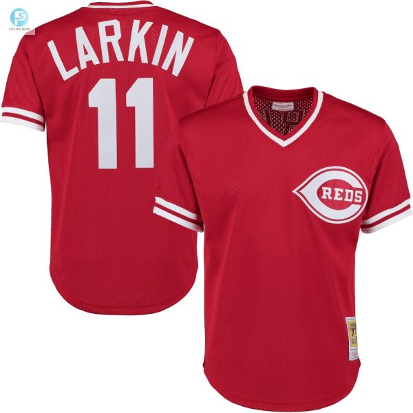 Get Your Larkon Reds Retro Jersey Mesh Laughs Included stylepulseusa 1