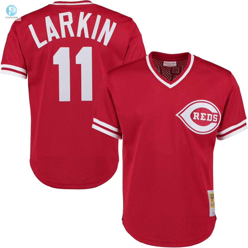 Get Your Larkon Reds Retro Jersey  Mesh  Laughs Included