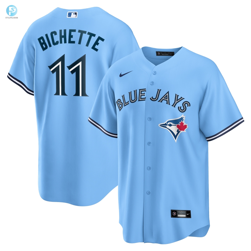 Bo Knows Style Funny Blue Jays Powder Blue Jersey