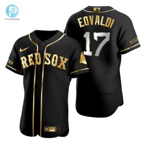 Score Big Laughs Eovaldi 17 Red Sox Gold Jersey Gift stylepulseusa 1 1