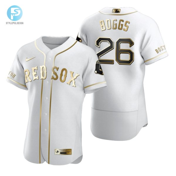 Swingin Sox Wade Boggs 26 Golden Jersey Fans Dream stylepulseusa 1