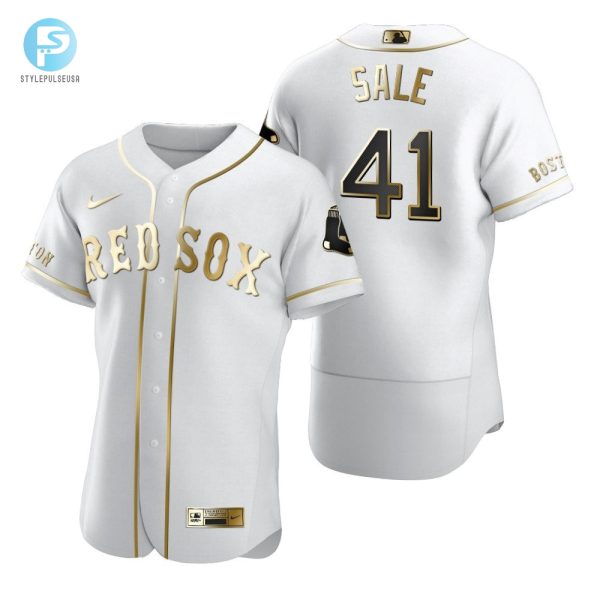 Get Your Golden Sale Red Sox 41 Chris Sale Jersey stylepulseusa 1