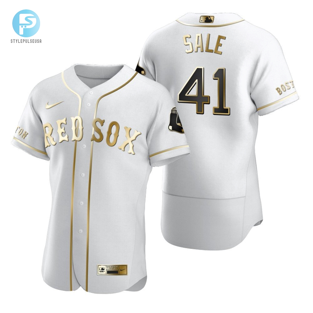 Get Your Golden Sale Red Sox 41 Chris Sale Jersey