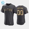 Rock Fenway Swag Custom Sox Allstar Charcoal Jersey stylepulseusa 1