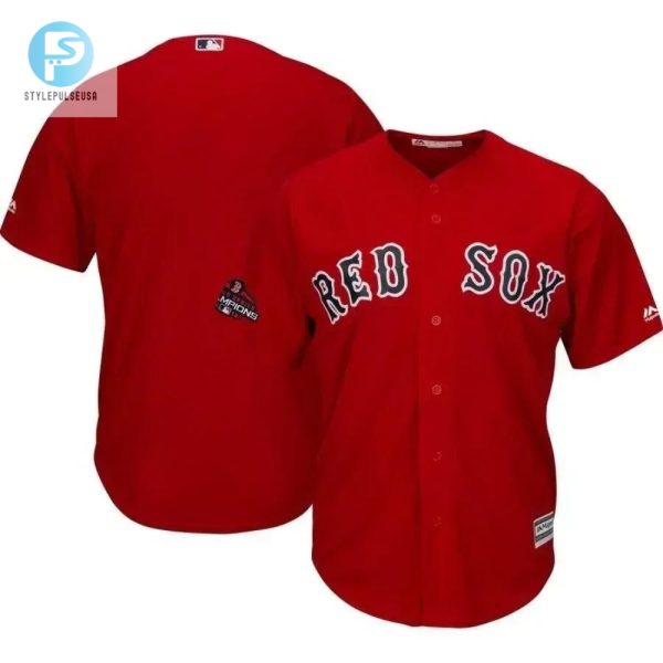 Score Big Laughs Red Sox 2018 Champs Jersey Scarlet Awesomeness stylepulseusa 1 1