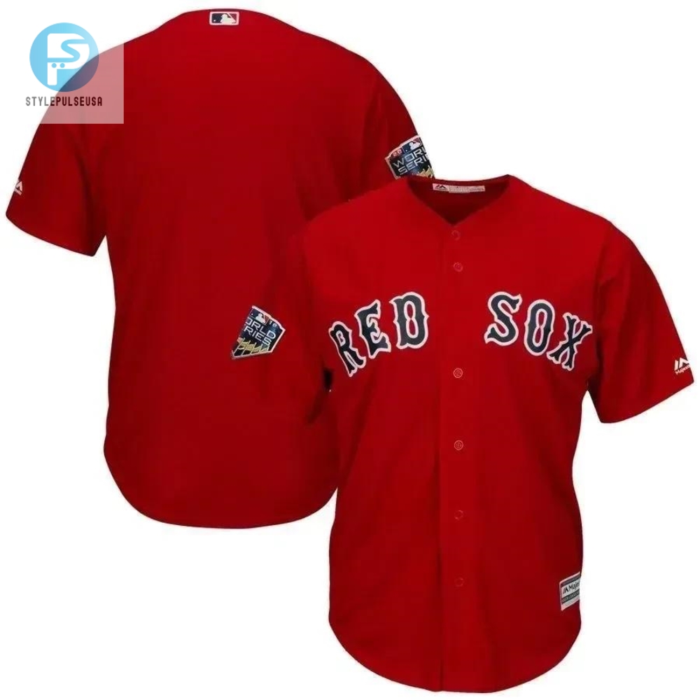 Hit A Home Run In Style Red Sox 2018 Jersey  Scarlet