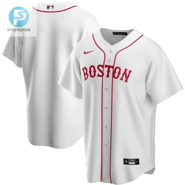 Rock Sox Style 2020 Red Sox White Jersey Giggle Glory stylepulseusa 1