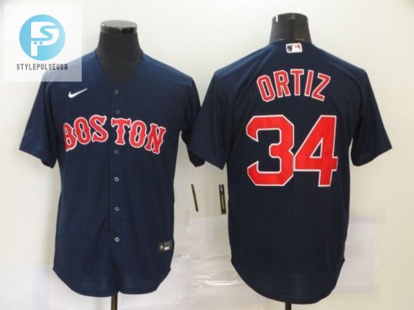 Hit A Homer With This David Ortiz 34 Red Sox Jersey stylepulseusa 1