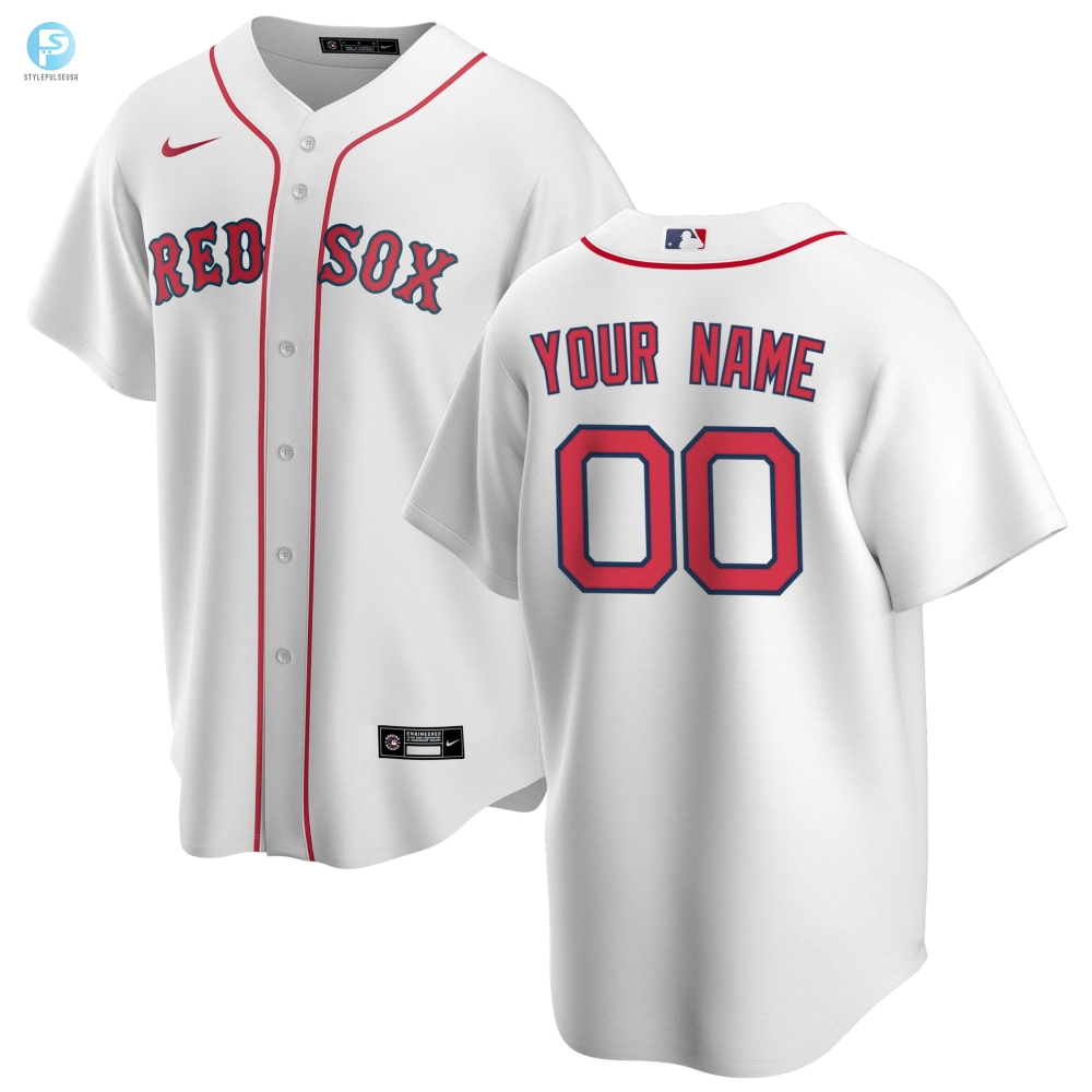 Hit A Homerun In Style Funny Custom Red Sox Jersey