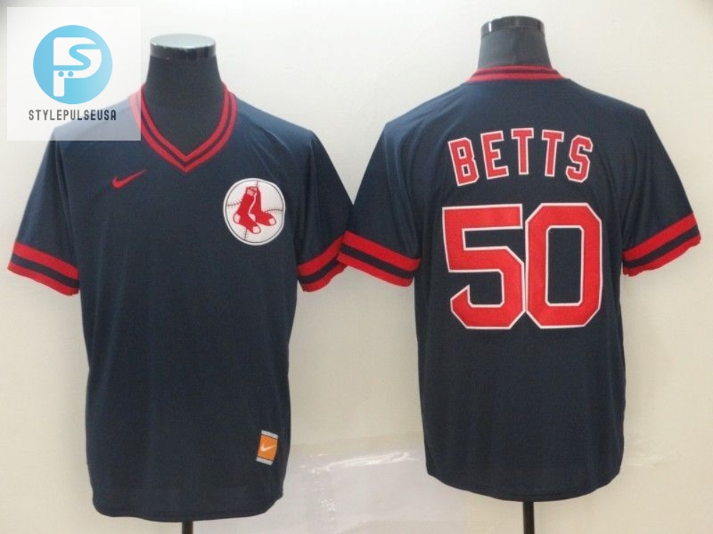 Snag The Legendary Mookie Betts 50 Jersey  Sox Fandom