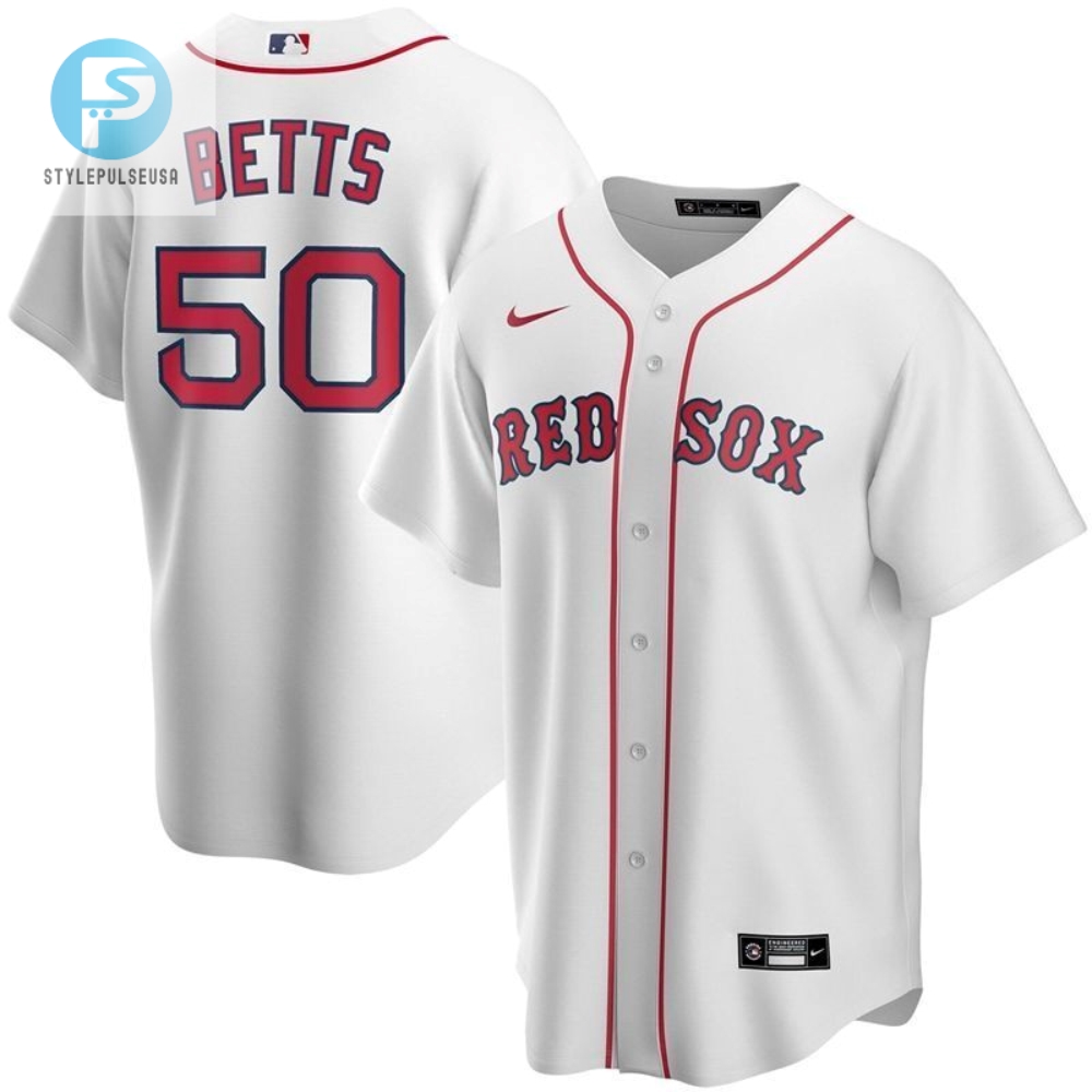 Get Your Betts On Mookie 50 Sox Jersey 2020 Edition