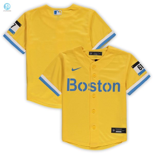 Red Sox Preschool Jersey Future Star In Gold City Connect stylepulseusa 1