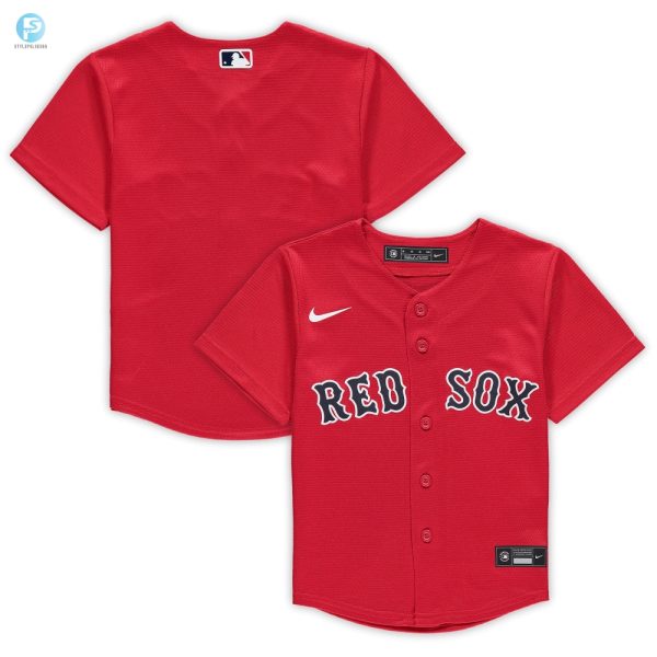 Little Sox Fan Tiny Red Jersey Big League Laughs stylepulseusa 1