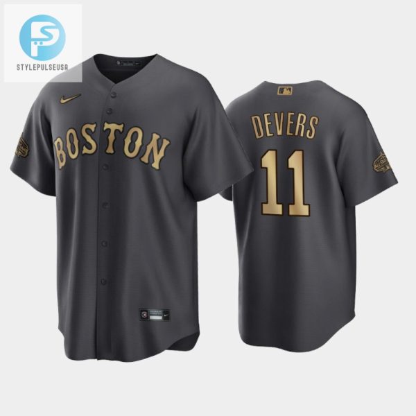 Devers Allstar Jersey Charcoal Magic For Sox Fans stylepulseusa 1