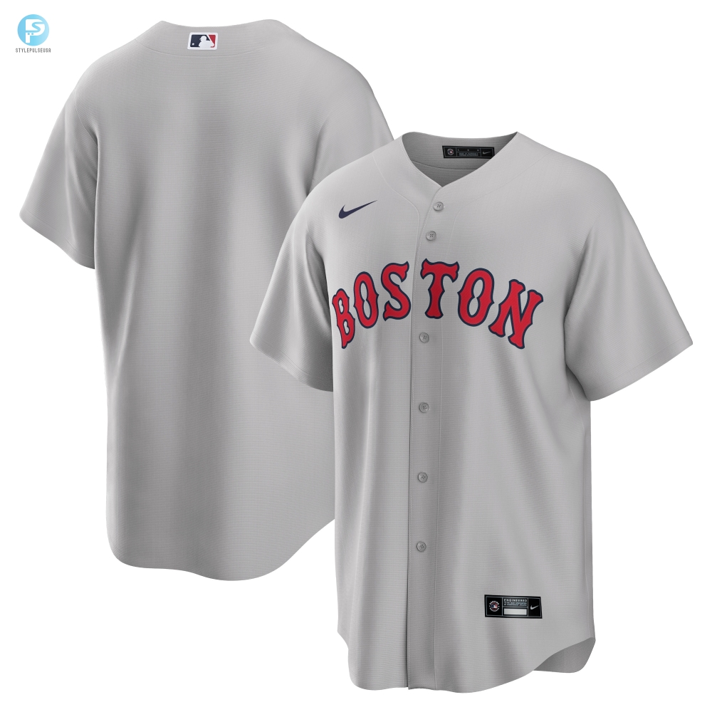 Score Big Laughs In A Gray Red Sox Jersey  Its A Hit