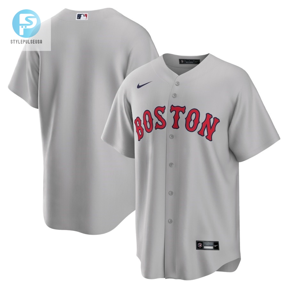 Get Home Runs  Laughs Boston Red Sox Road Jersey  Gray