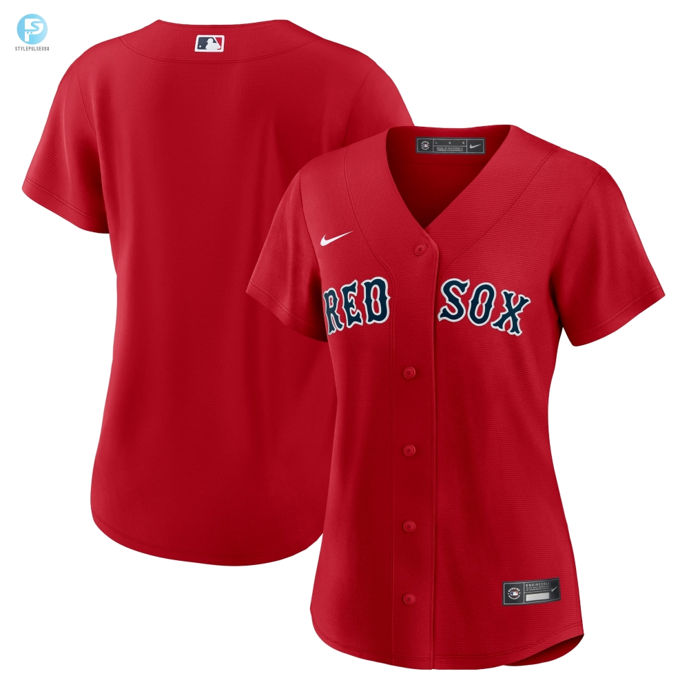 Catch Eyes In Red Sox Chic  Womens Alternate Jersey