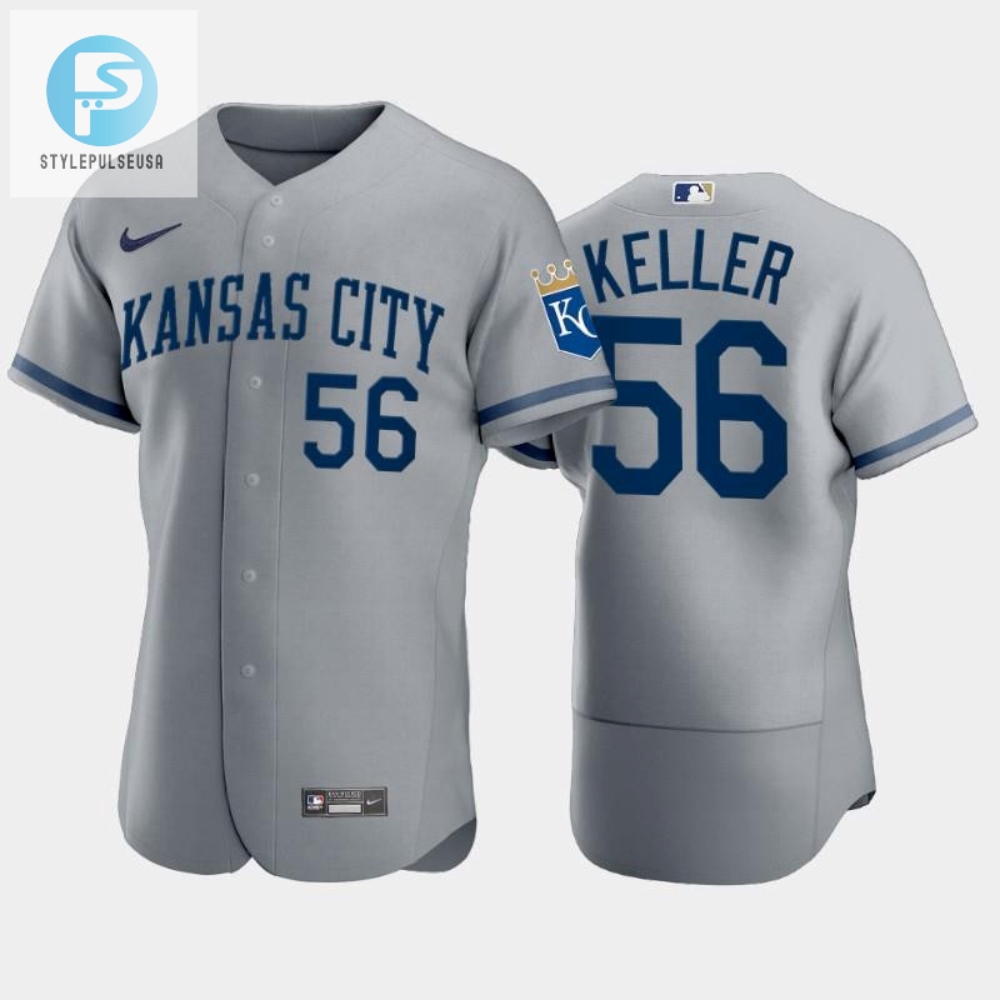 Get Your Keller Fella Gray Royals Jersey  Hilariously Classic