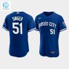 Score In Style Brady Singer 51 Royals Jersey Playful Royalty stylepulseusa 1