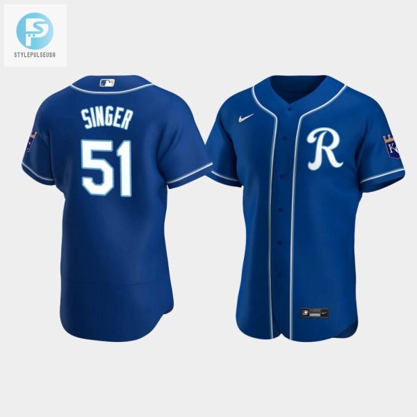 Get Your Giggle With A Brady Singer 51 Royals Jersey stylepulseusa 1