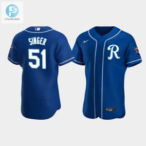 Get Your Giggle With A Brady Singer 51 Royals Jersey stylepulseusa 1 1