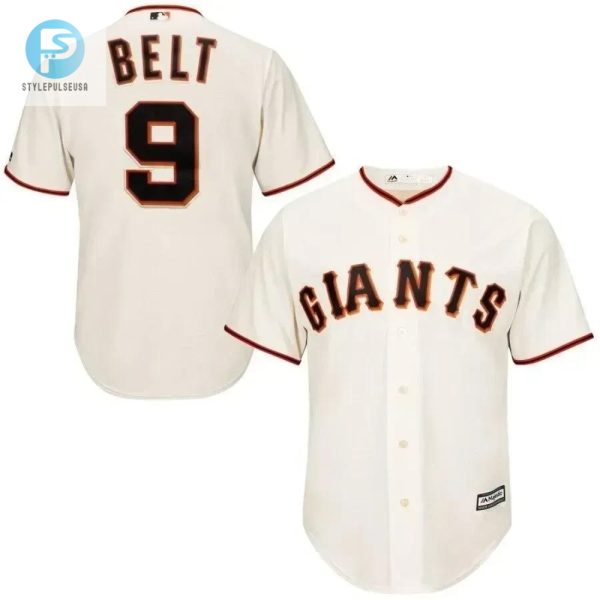 Go Nuts For Tan Brandon Belt Giants Jersey Cool Unique stylepulseusa 1 1