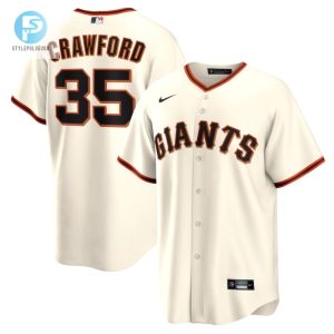 Get Crawmazing Brandon Crawford Giants Cream Jersey stylepulseusa 1 1