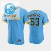 Get Brewed Brandon Woodruff 53 Powder Blue Jersey Hilarious stylepulseusa 1