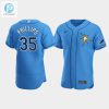 Get Chuckling In Style Brett Phillips Rays Light Blue Jersey stylepulseusa 1