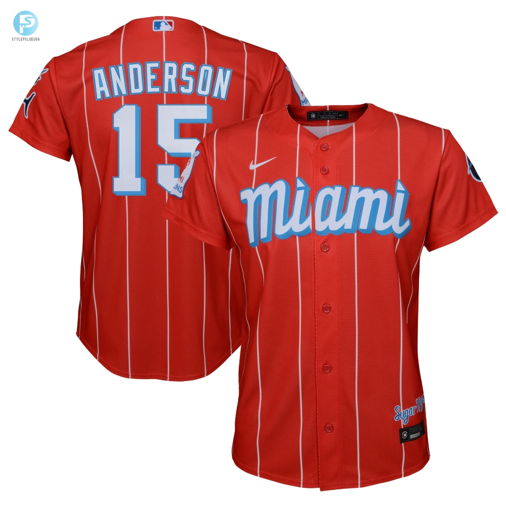 Get Hooked Brian Andersons Red Hot Marlins Jersey 2021