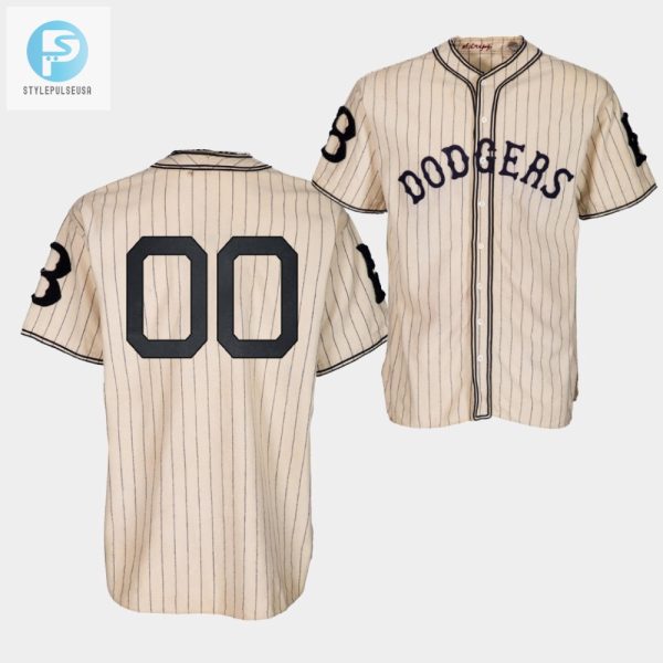 Strike Gold In Style 1933 Dodgers Pinstripe Jersey stylepulseusa 1 1