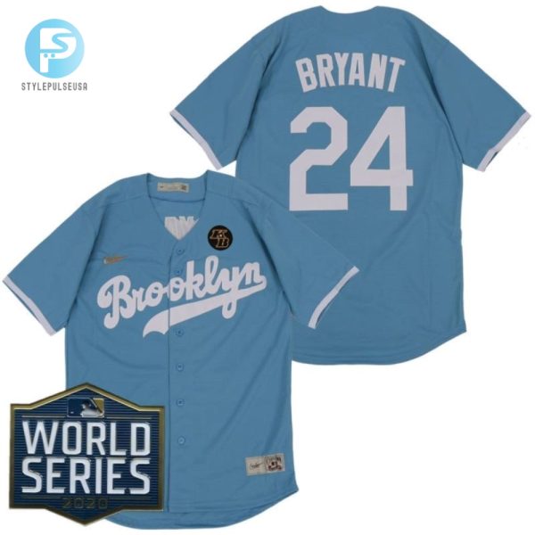 Score Big Own A Kobe Brooklyn Dodgers 24 Jersey stylepulseusa 1