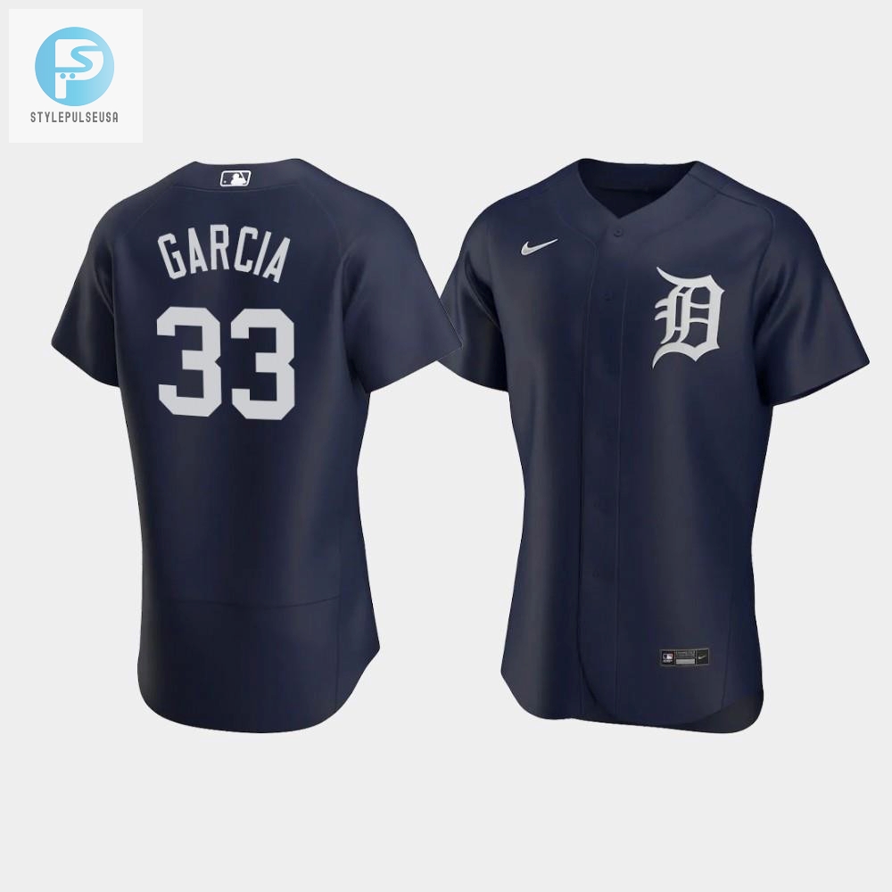 Get Navyated Bryan Garcia Tigers Jersey  Roar With Humor