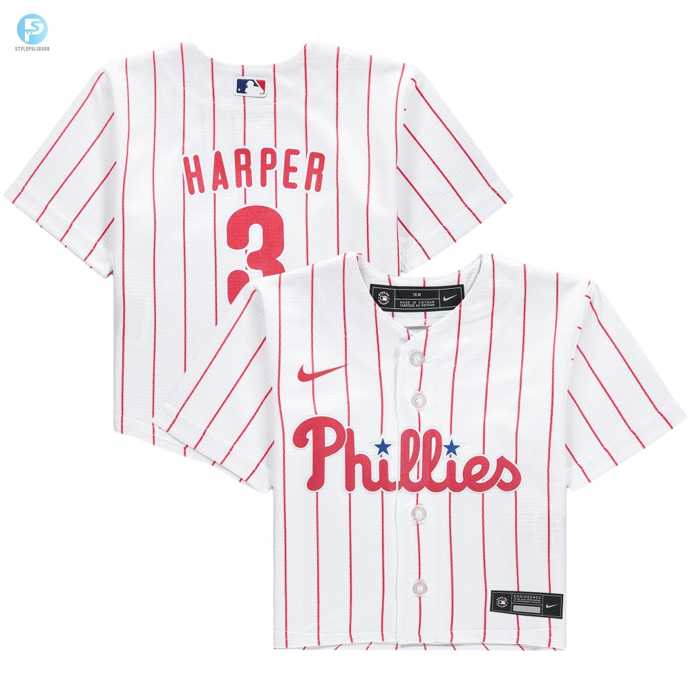 Adorable Mvp Tiny Bryce Harper Phillies Jersey  Babys 1St Home Run