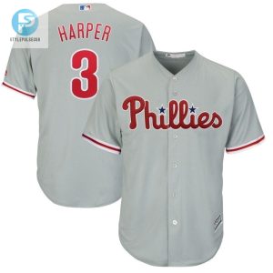 Get Harper Fever Phillies Gray Jersey Unique Cool stylepulseusa 1 1