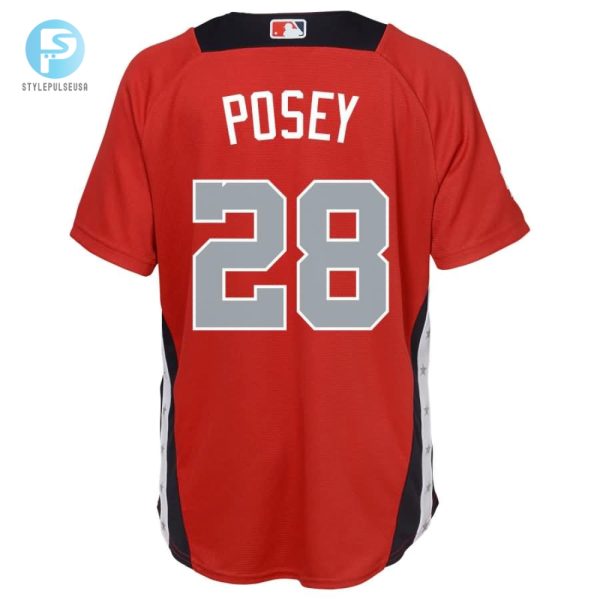 Buster Posey Kids 2018 Allstar Jersey Red Hot Humor stylepulseusa 1