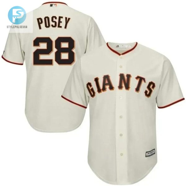 Get Your Creamy Buster Posey Giants Jersey Cool Classy stylepulseusa 1