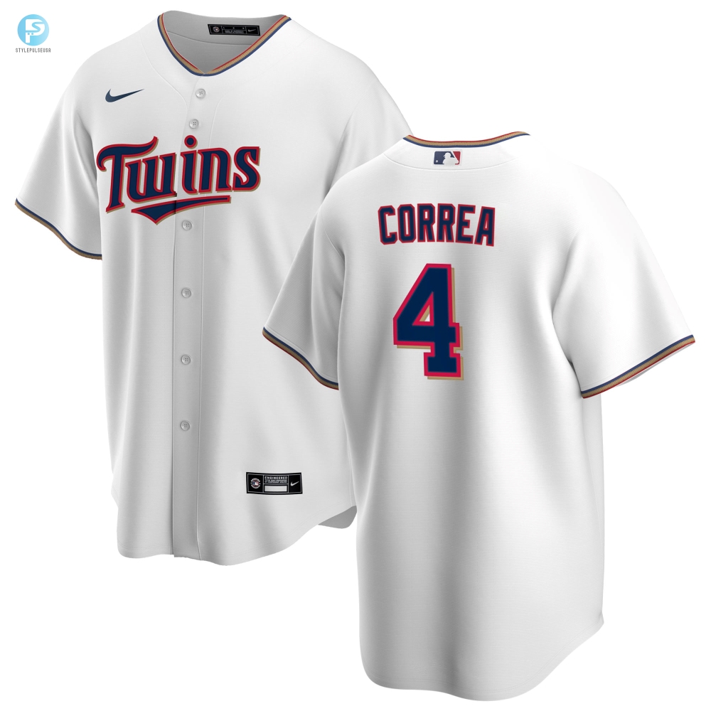 Snag Correas Twins Jersey  White Hot  Hilariously Cool