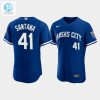 Rock The Royals Santana 41 Jersey Hitting Style Home Run stylepulseusa 1