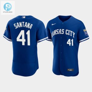 Rock The Royals Santana 41 Jersey Hitting Style Home Run stylepulseusa 1 1