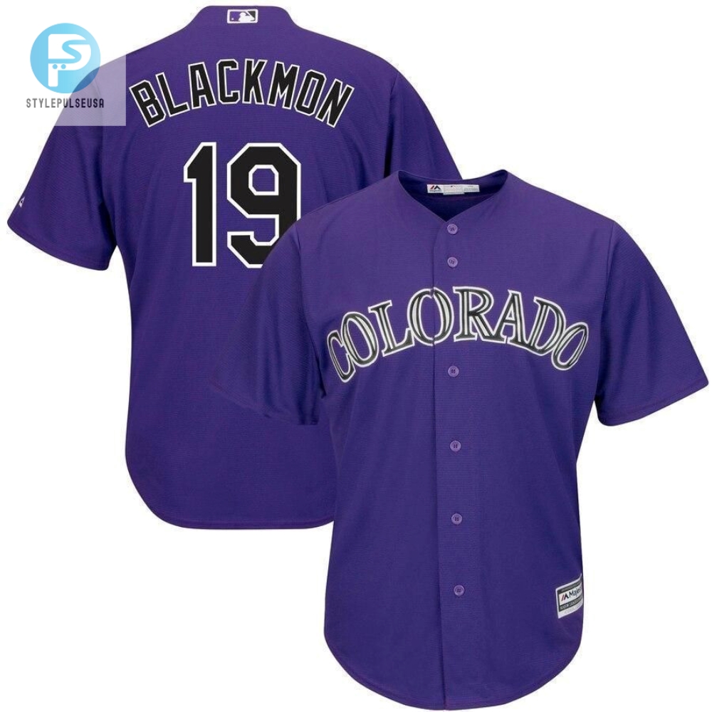 Hit A Homer With Charlie Blackmons Purple Rockies Jersey