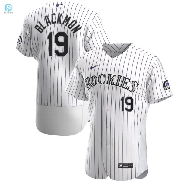 Rock On In Blackmons Authentic Rockies Jersey White Witty stylepulseusa 1