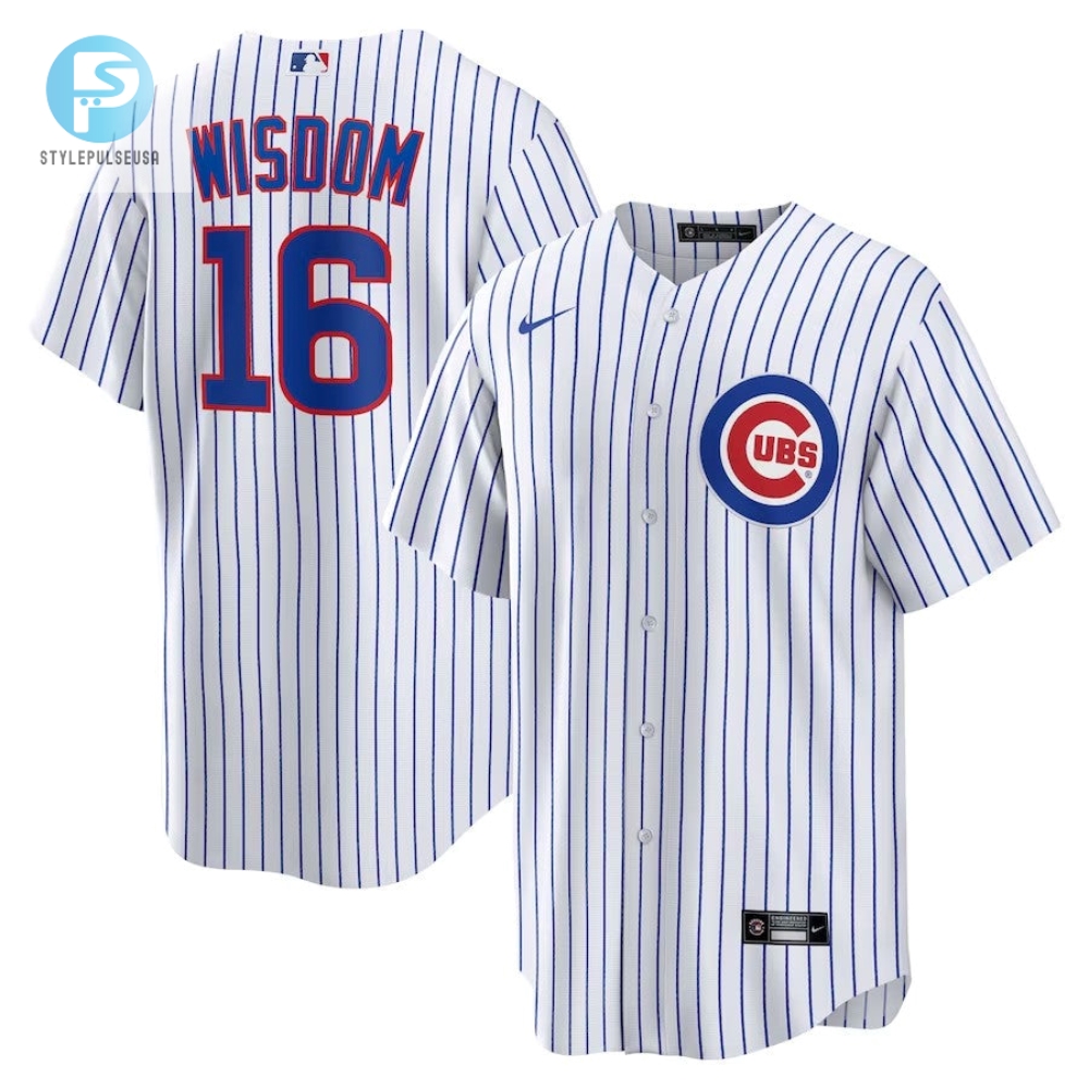 Get Wise Own The Cubs 16 Patrick Wisdom Jersey